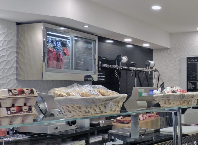Niche à viande suspendue meuble arrière
