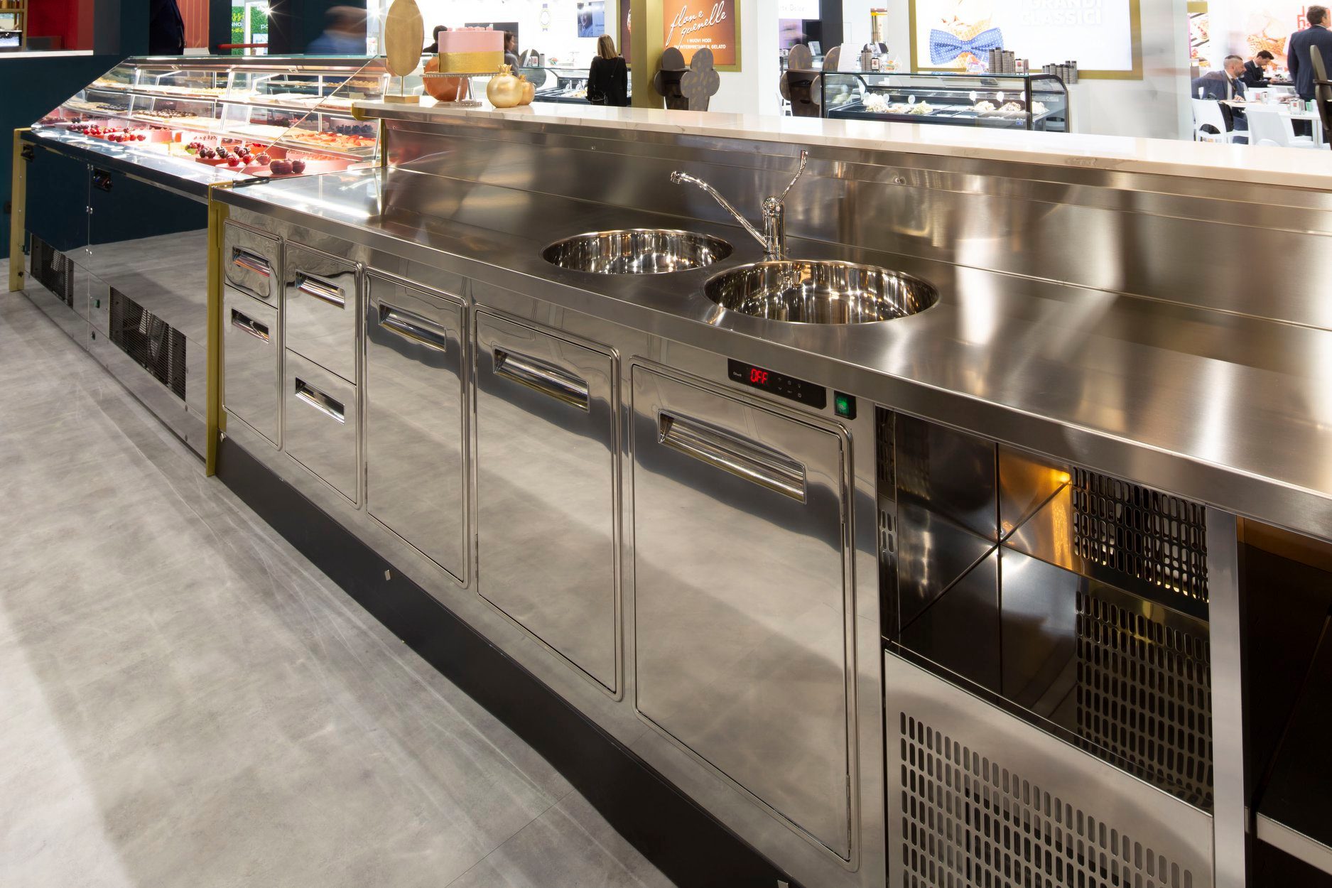 arrière meuble froid sur mesure