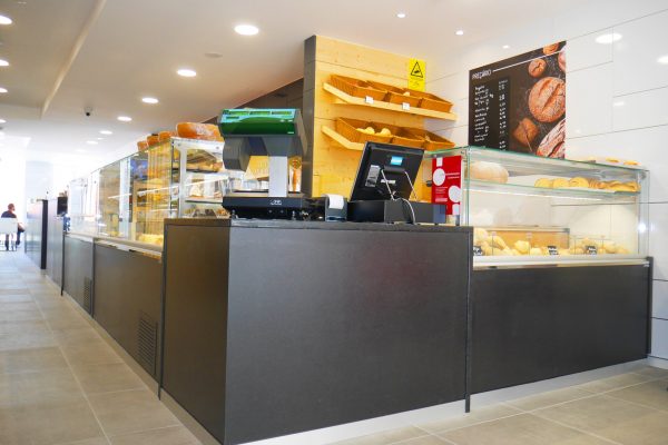 Vitrine boulangerie - caisse