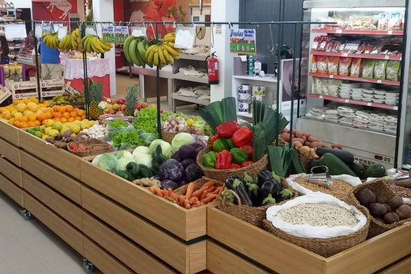 CONCEPT FL - PRESENTOIR FRUITS ET LEGUMES - BOIS